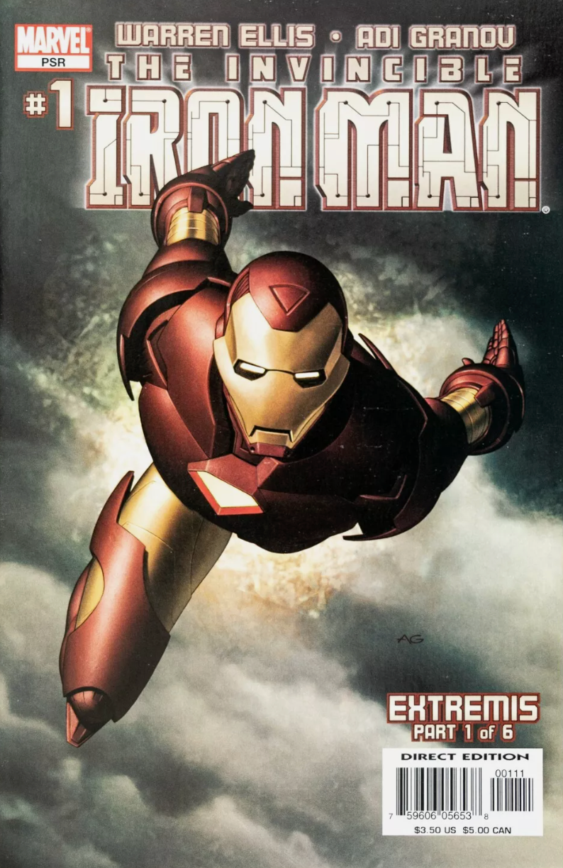 IRON MAN #1 2005 ADI GRANOV Iron Man MARVEL COMICS   