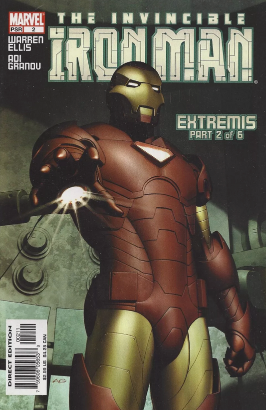 IRON MAN #2 2005 ADI GRANOV Iron Man MARVEL COMICS   