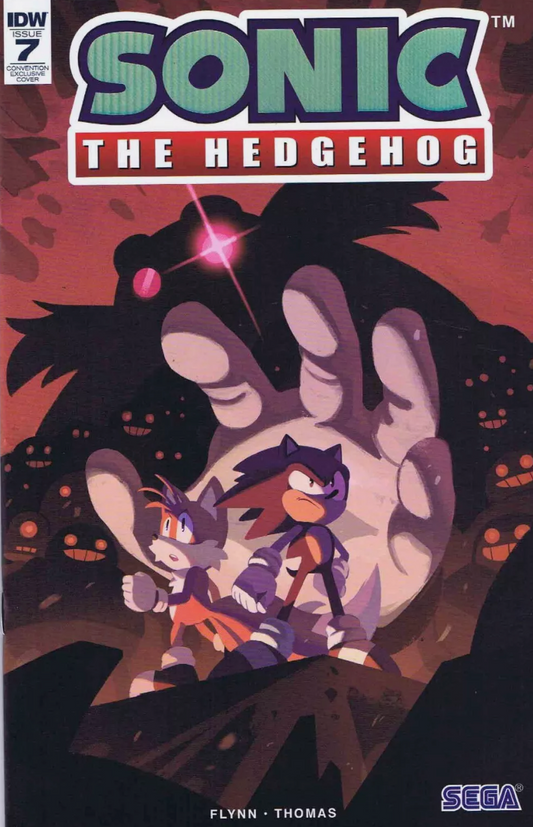 SONIC THE HEDGEHOG # 7 SDCC FOIL CONVENTION EXCLUSIVE VARIANT 2018 Sonic the Hedgehog IDW PUBLISHING   