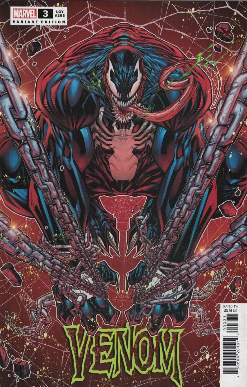 VENOM #3 JONBOY MEYERS 1:25 VARIANT 2021 Venom MARVEL PRH   