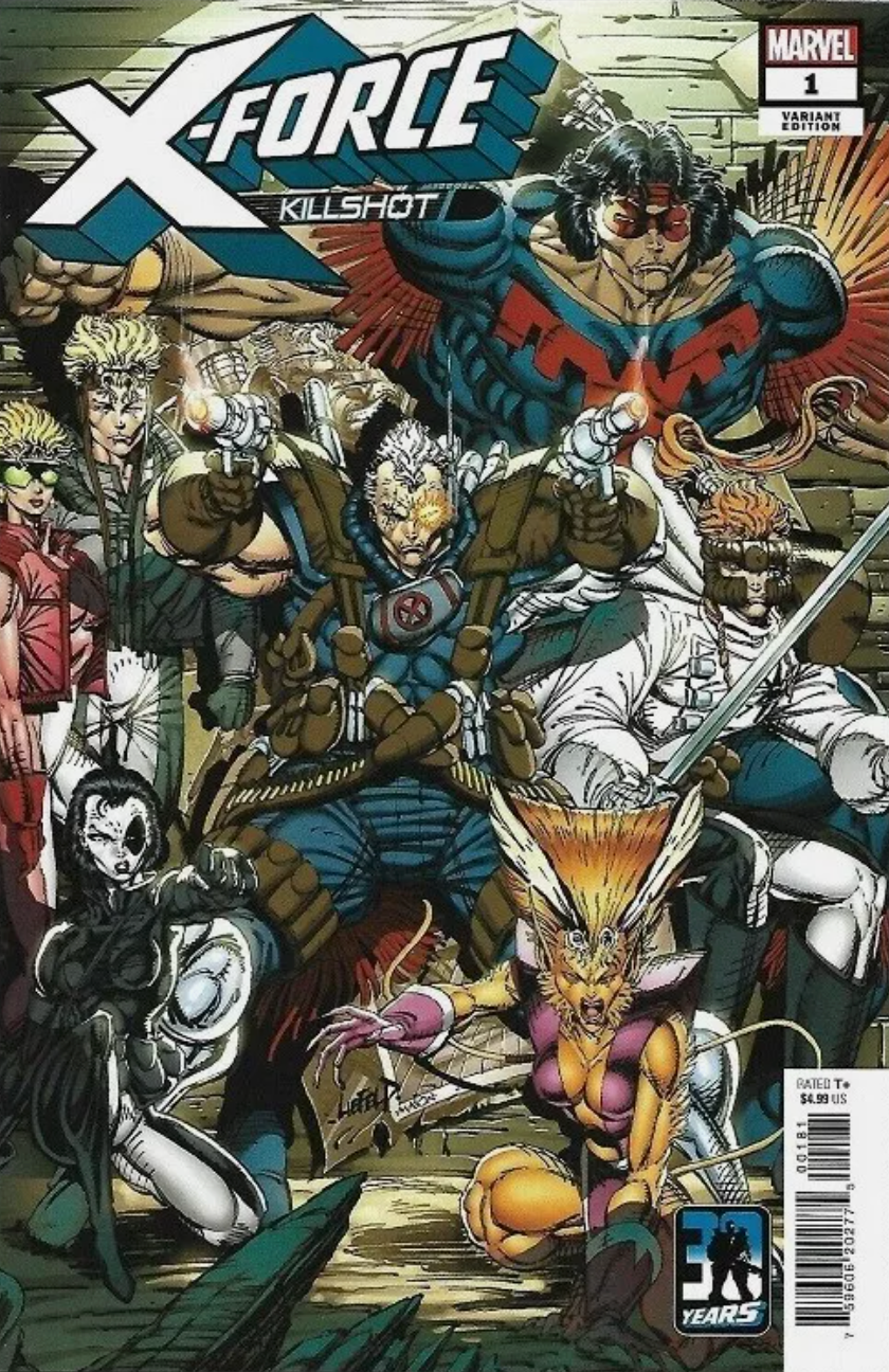 X-FORCE KILLSHOT ANNIVERSARY SPECIAL #1 LIEFELD 1:100 VARIANT 2021 X-Force MARVEL PRH   