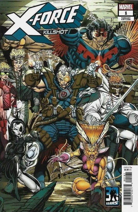 X-FORCE KILLSHOT ANNIVERSARY SPECIAL #1 LIEFELD 1:100 VARIANT 2021 X-Force MARVEL PRH   