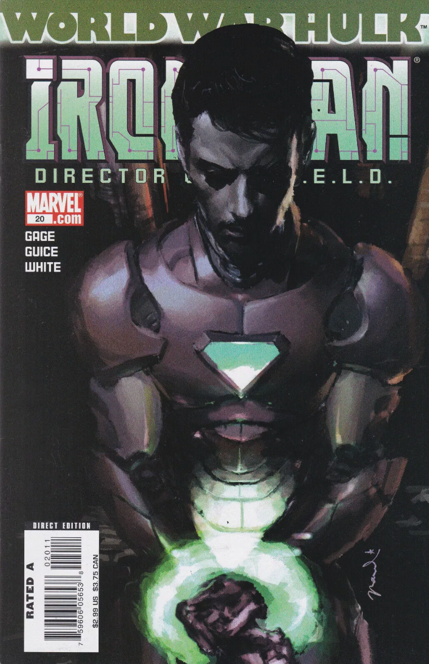 IRON MAN #20 2007 WORLD WAR HULK Iron Man MARVEL COMICS   