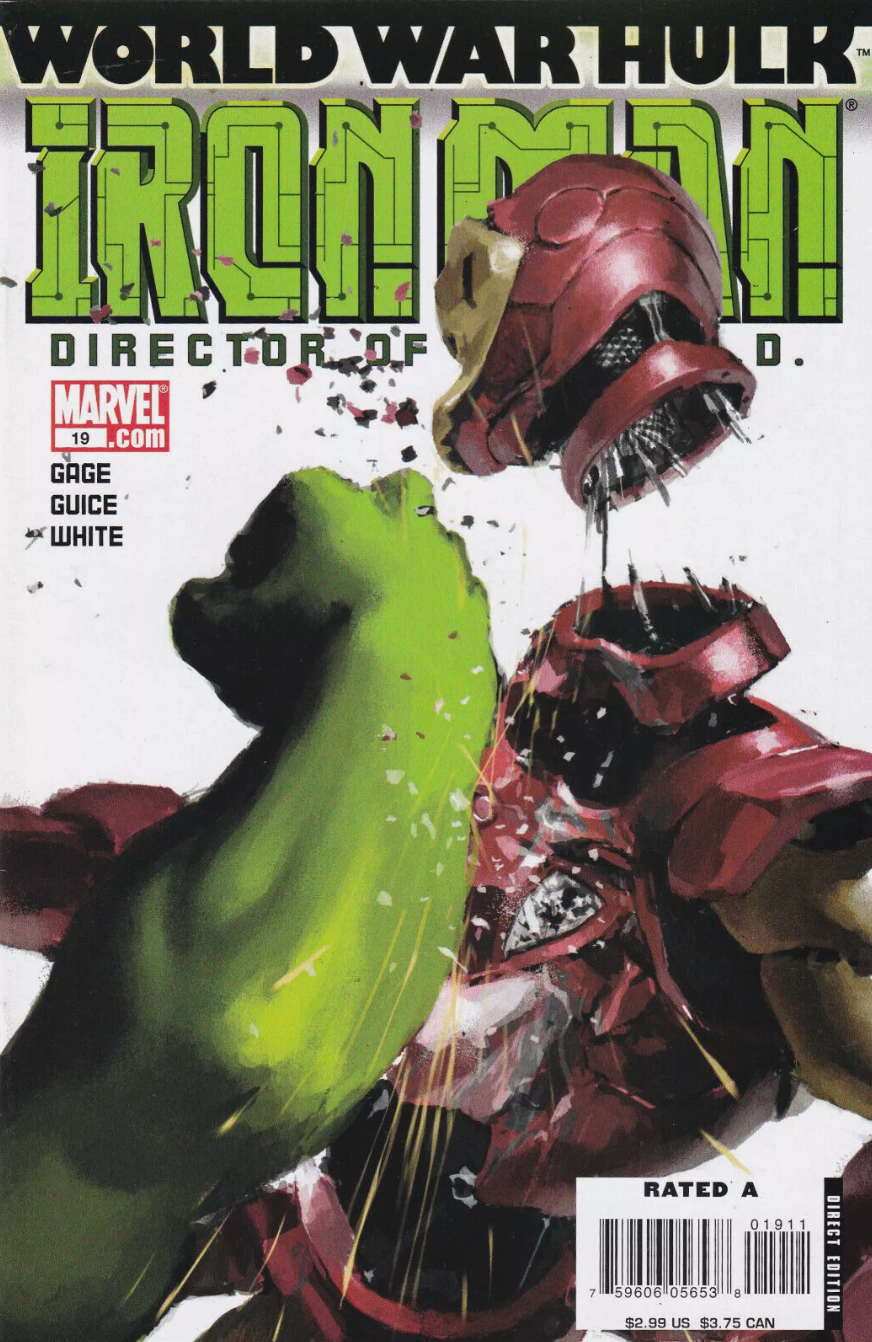 IRON MAN #19 2007 WORLD WAR HULK Iron Man MARVEL COMICS   