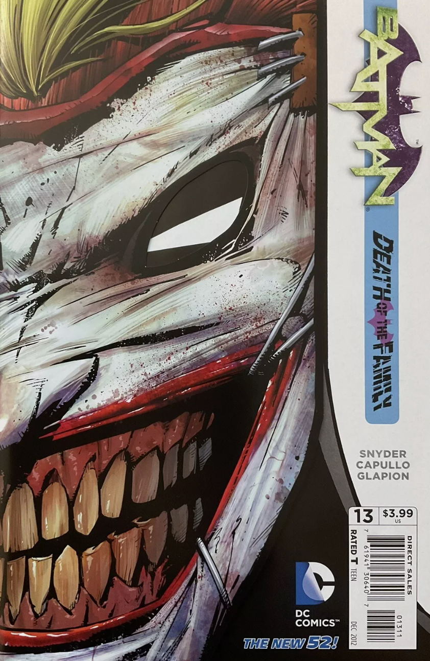 BATMAN #13 DEATH OF THE FAMILY 2012 Batman DC COMICS   