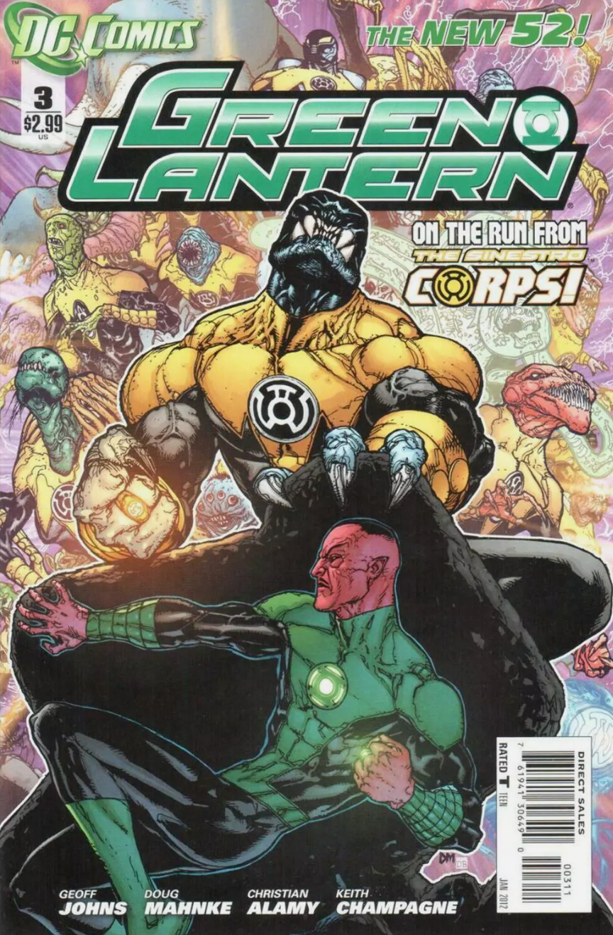 GREEN LANTERN #3 2011 Green Lantern DC COMICS   