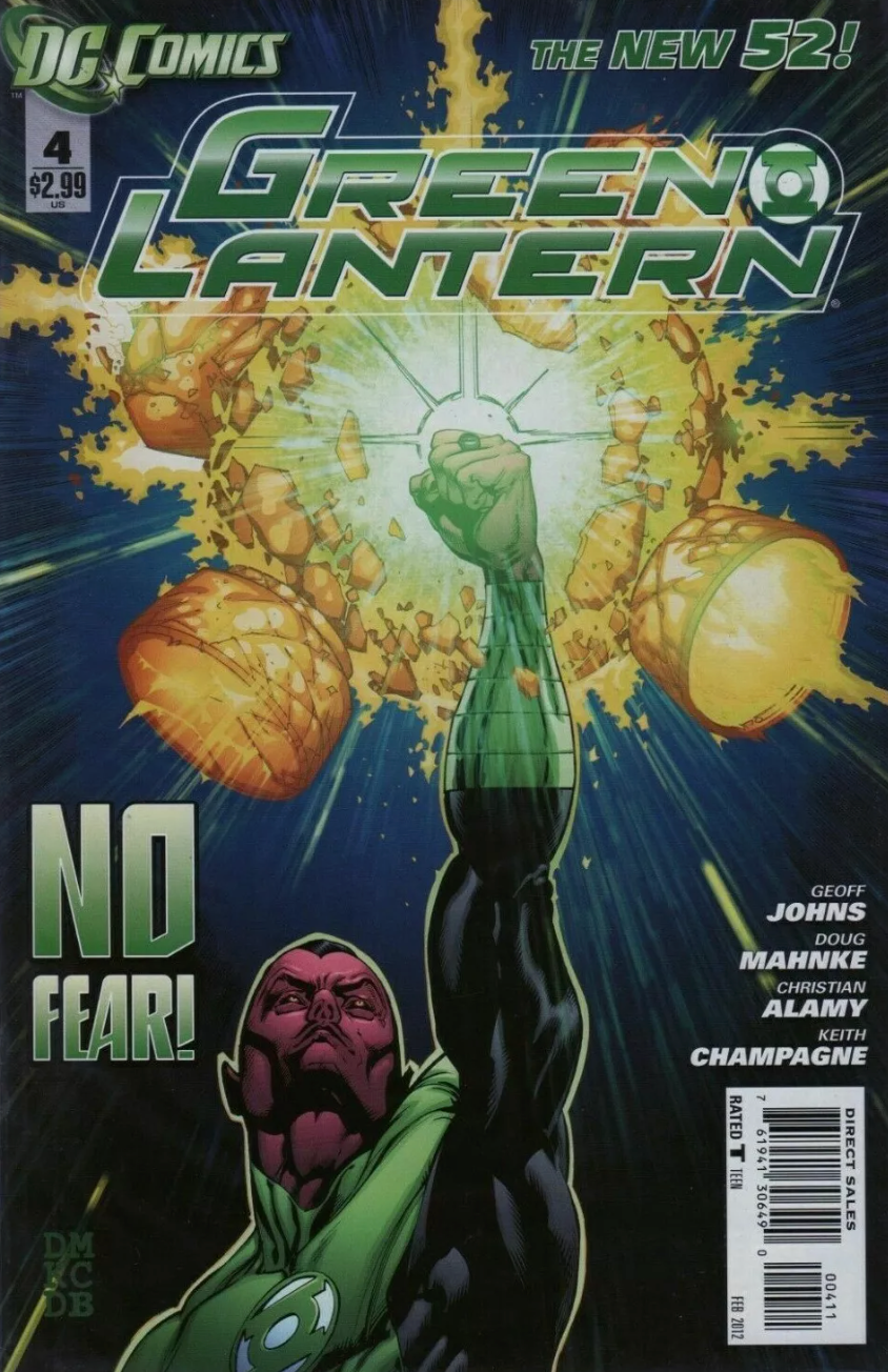 GREEN LANTERN #4 2011 Green Lantern DC COMICS   