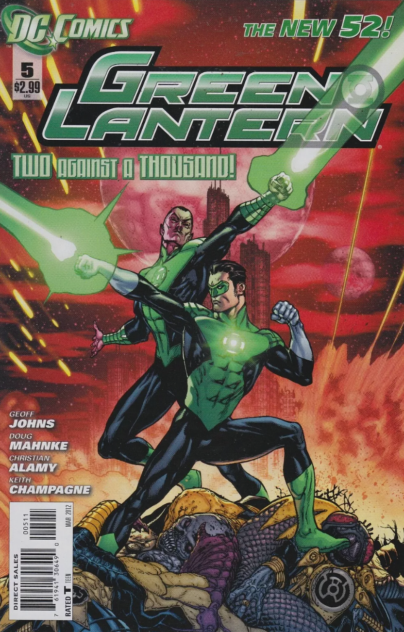 GREEN LANTERN #5 2011 Green Lantern DC COMICS   