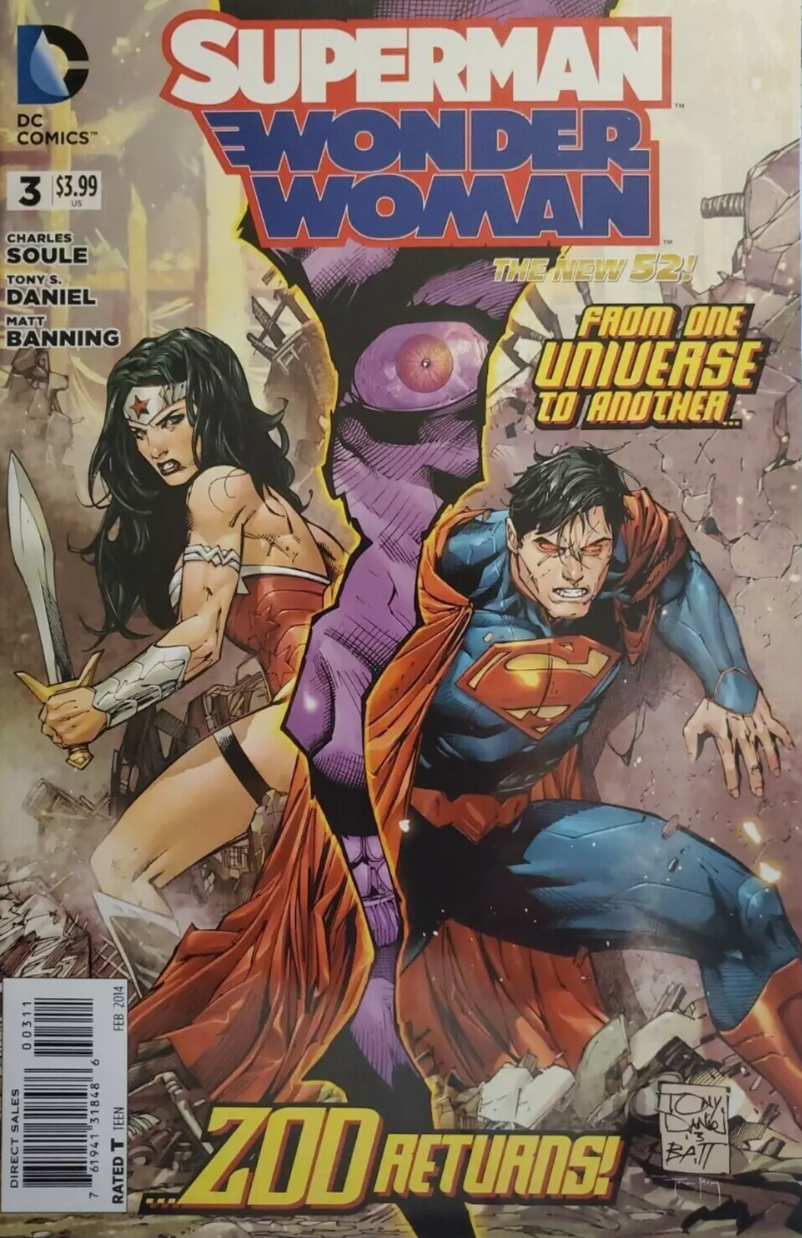 SUPERMAN WONDER WOMAN #3 2013 Superman DC COMICS