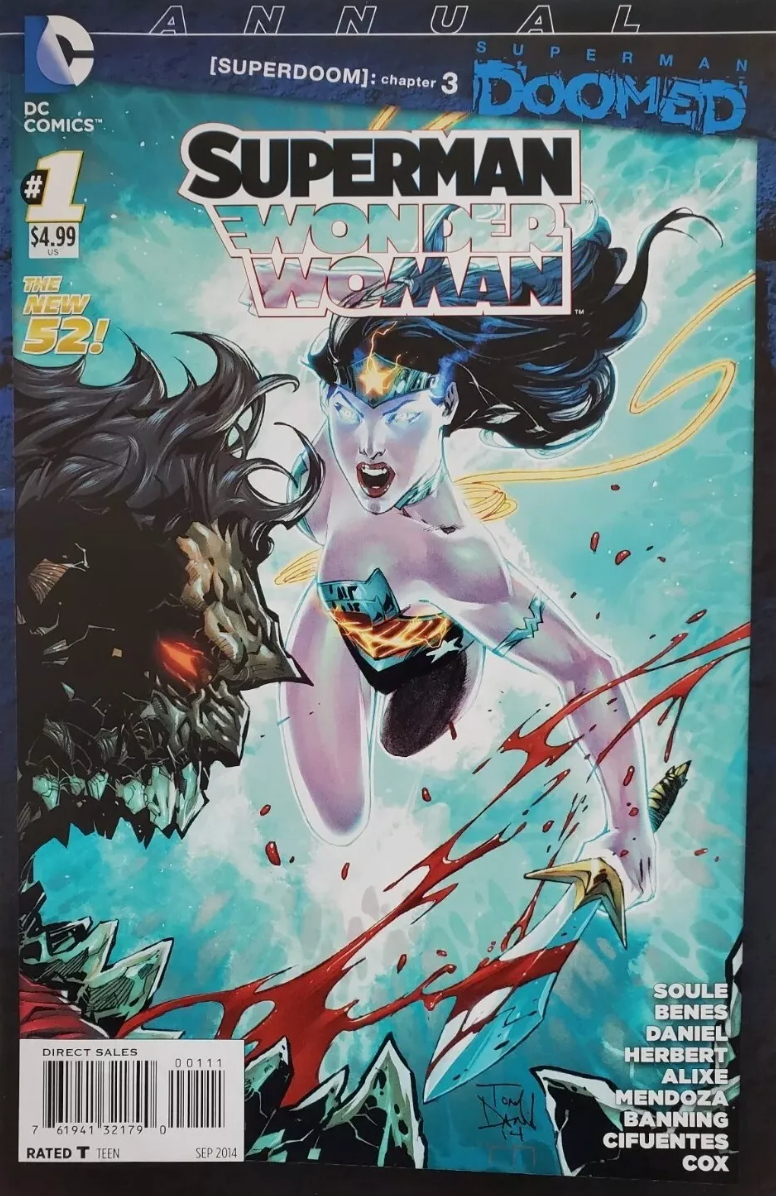 SUPERMAN WONDER WOMAN ANNUAL #1 (DOOMED) 2014 Superman DC COMICS