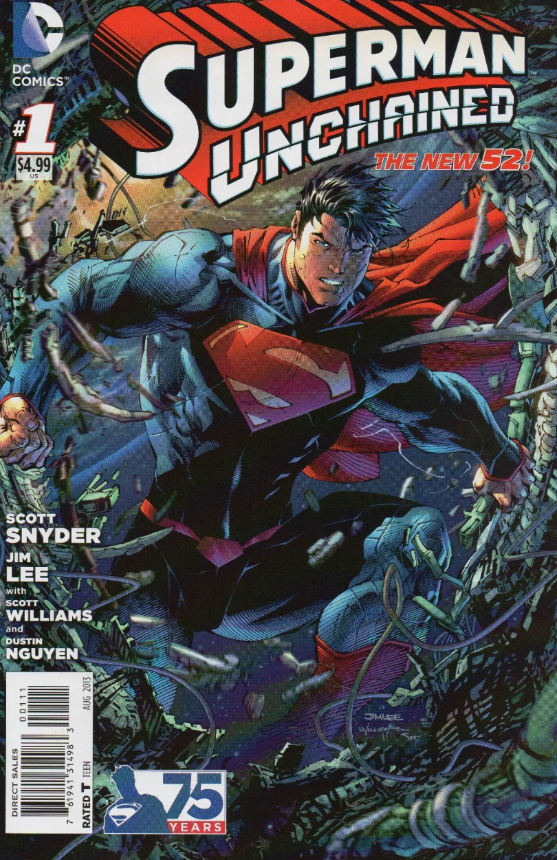 SUPERMAN UNCHAINED #1 2013 JIM LEE Superman DC COMICS