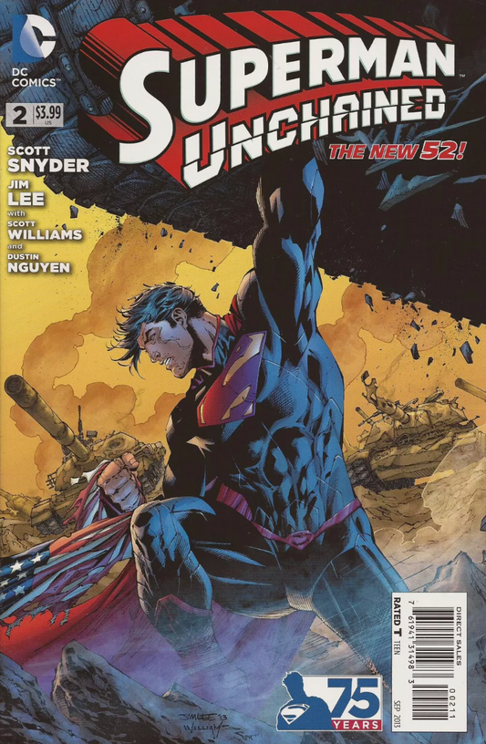 SUPERMAN UNCHAINED #2 2013 JIM LEE Superman DC COMICS