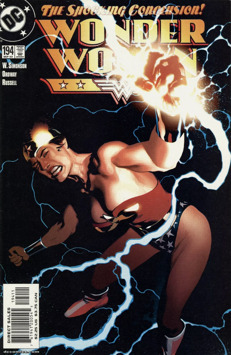 WONDER WOMAN #194 ADAM HUGHES 2003 Wonder Woman MARVEL COMICS