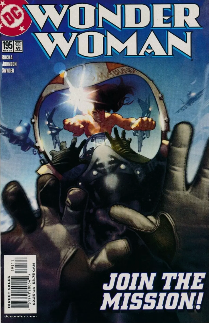 WONDER WOMAN #195 ADAM HUGHES 2003 Wonder Woman MARVEL COMICS