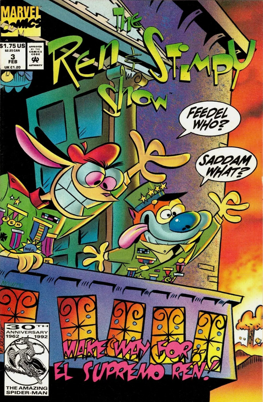 REN AND STIMPY SHOW #3 1993 Ren & Stimpy MARVEL PRH
