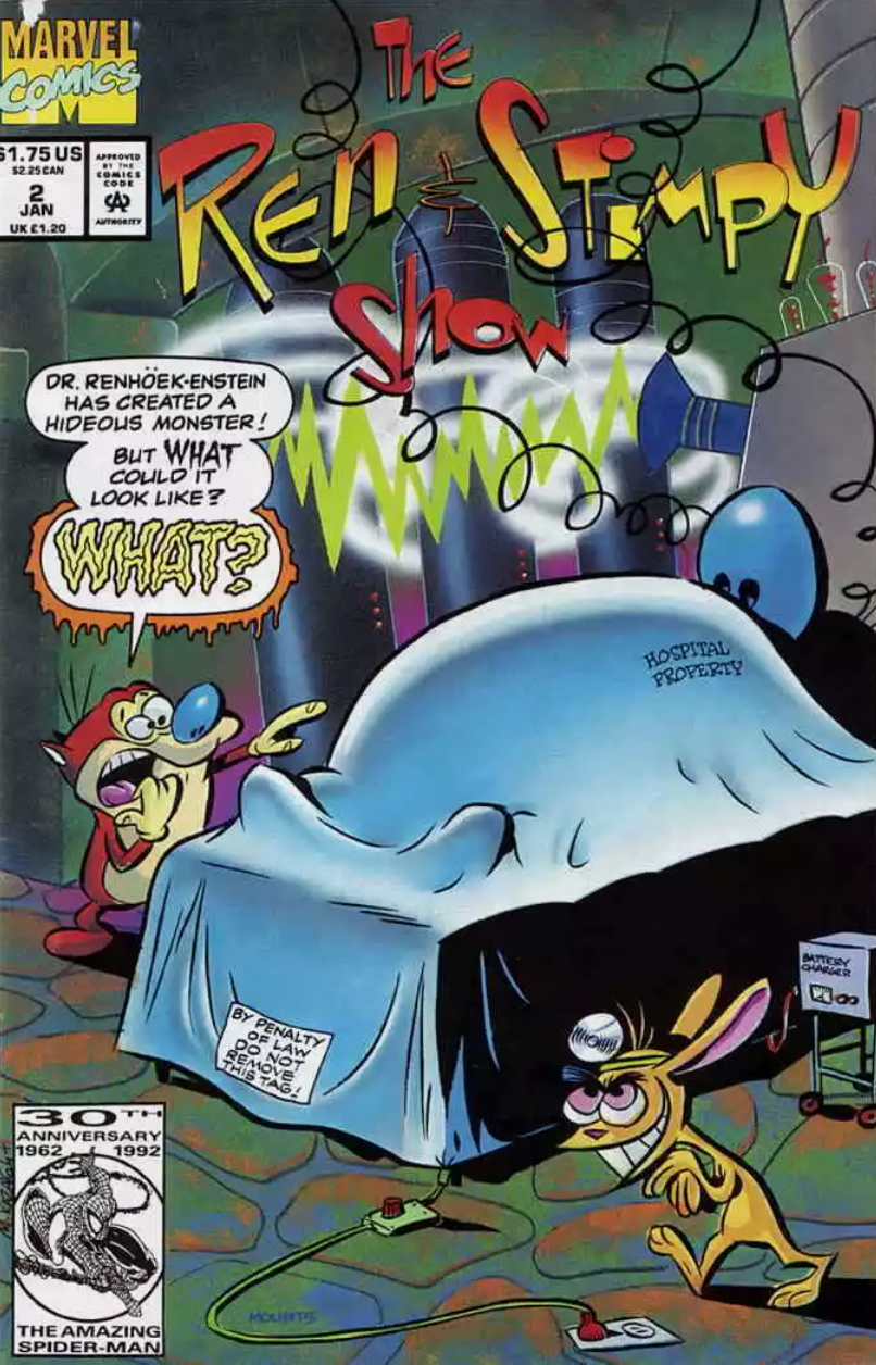 REN AND STIMPY SHOW #2 1993 Ren & Stimpy MARVEL PRH