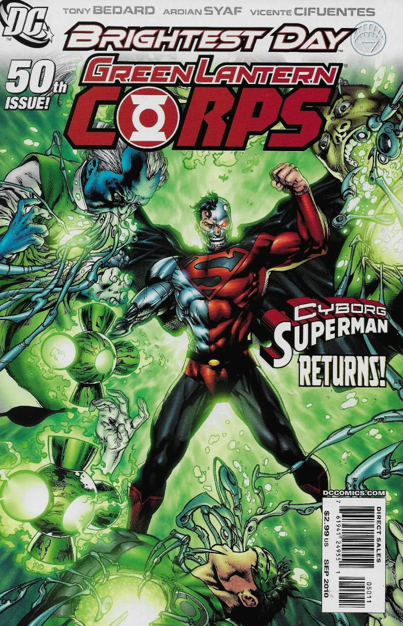 GREEN LANTERN CORPS #50 (BRIGHTEST DAY) 2010 Green Lantern DC COMICS