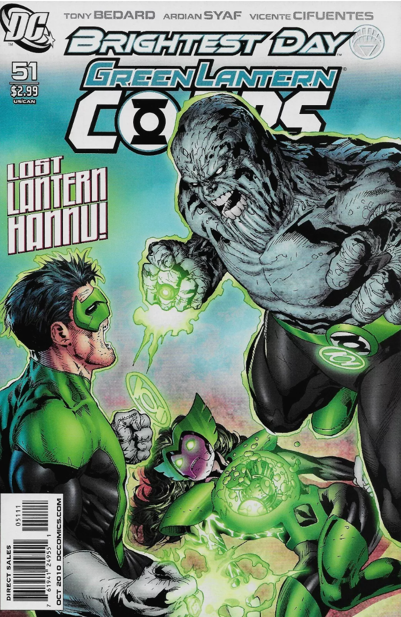 GREEN LANTERN CORPS #51 (BRIGHTEST DAY) 2010 Green Lantern DC COMICS