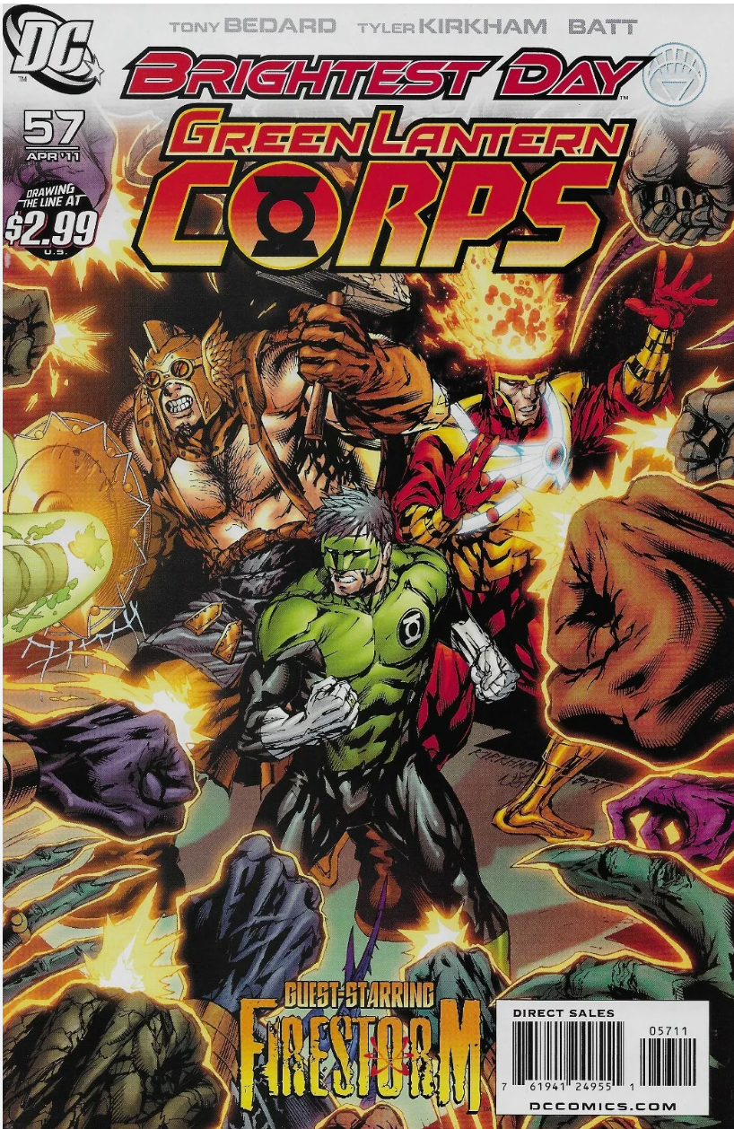 GREEN LANTERN CORPS #57 (BRIGHTEST DAY) 2011 Green Lantern Corps DC COMICS