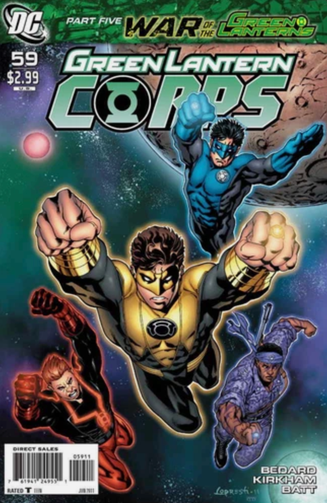 GREEN LANTERN CORPS #59 (BRIGHTEST DAY) 2011 Green Lantern Corps DC COMICS