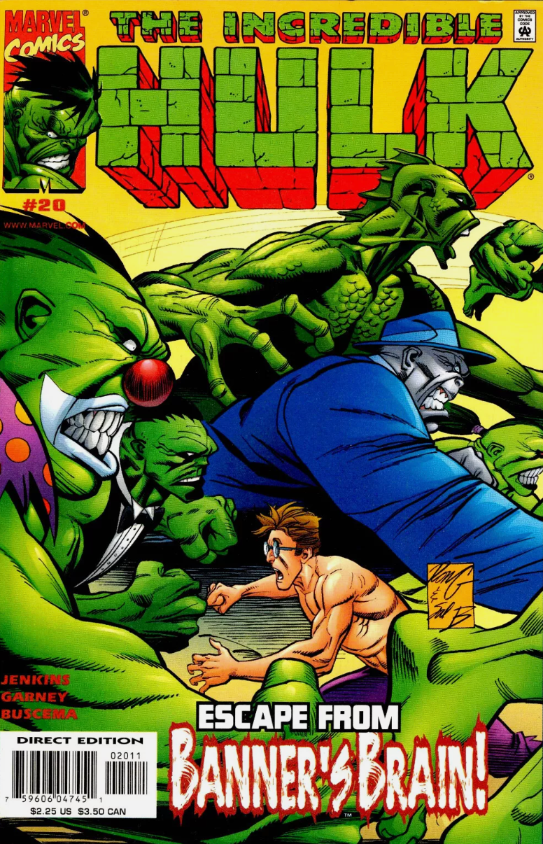 INCREDIBLE HULK #20 2000 Incredible Hulk MARVEL COMICS
