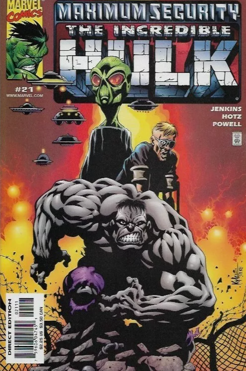 INCREDIBLE HULK #21 2000 Incredible Hulk MARVEL COMICS