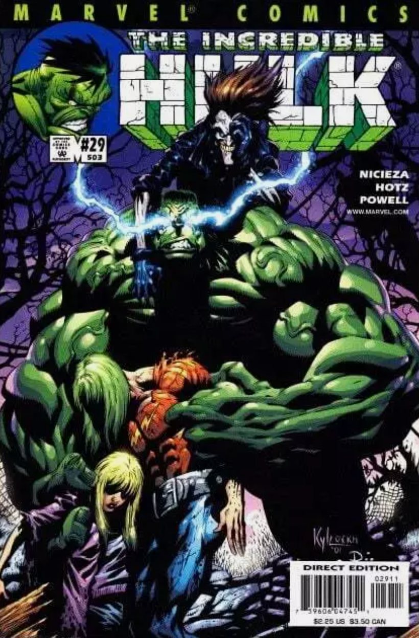 INCREDIBLE HULK #29 2001 Incredible Hulk MARVEL COMICS