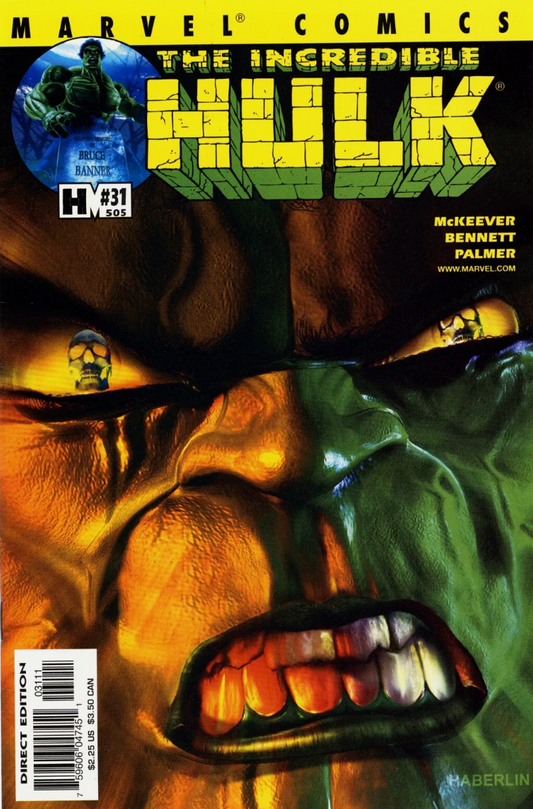 INCREDIBLE HULK #31 2001 Incredible Hulk MARVEL COMICS