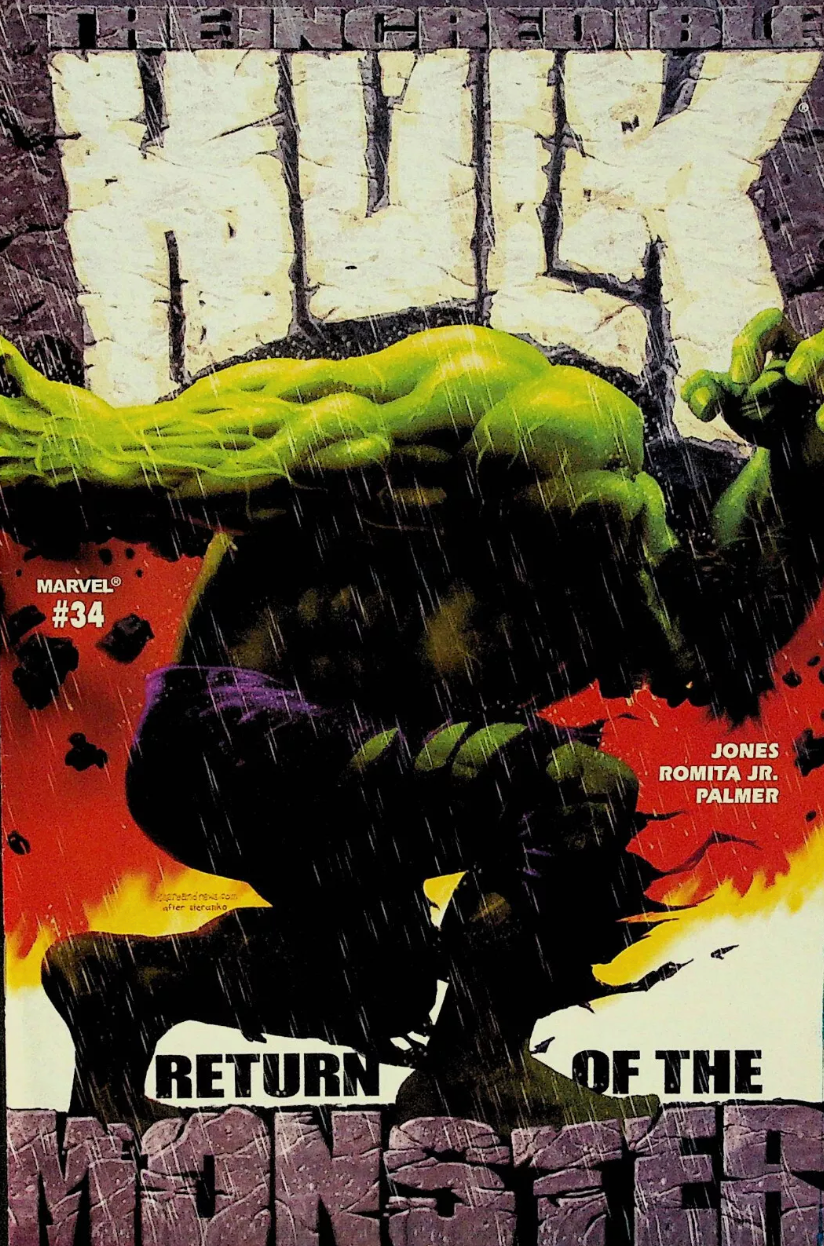 INCREDIBLE HULK #34 2001 HOMAGE Incredible Hulk MARVEL COMICS