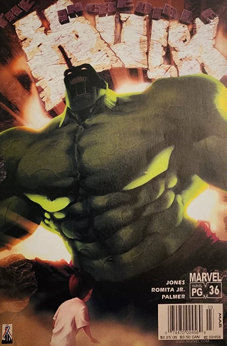 INCREDIBLE HULK #36 2001 NEWSSTAND Incredible Hulk MARVEL COMICS