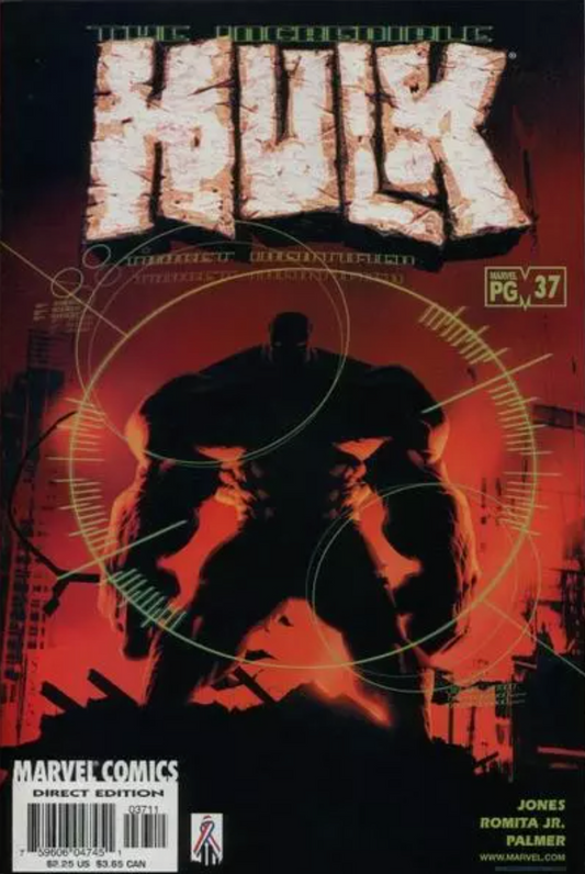 INCREDIBLE HULK #37 2002 Incredible Hulk MARVEL COMICS