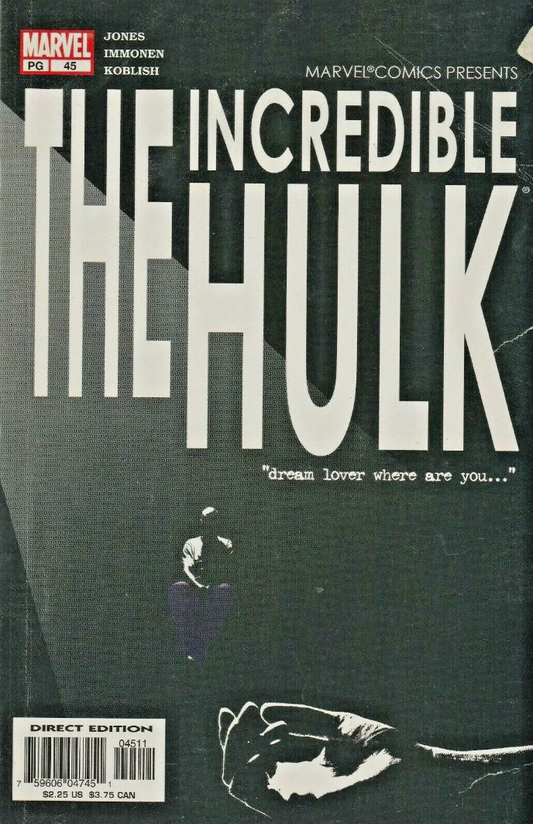 INCREDIBLE HULK #45 2002 Incredible Hulk MARVEL COMICS