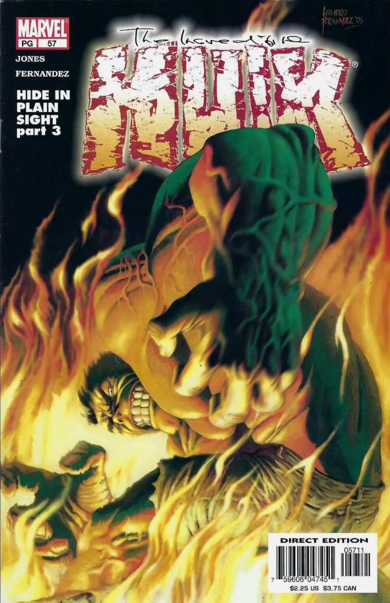 INCREDIBLE HULK #57 2003 Incredible Hulk MARVEL COMICS