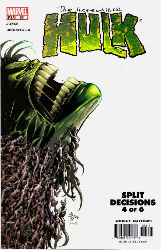 INCREDIBLE HULK #63 2003 Incredible Hulk MARVEL COMICS