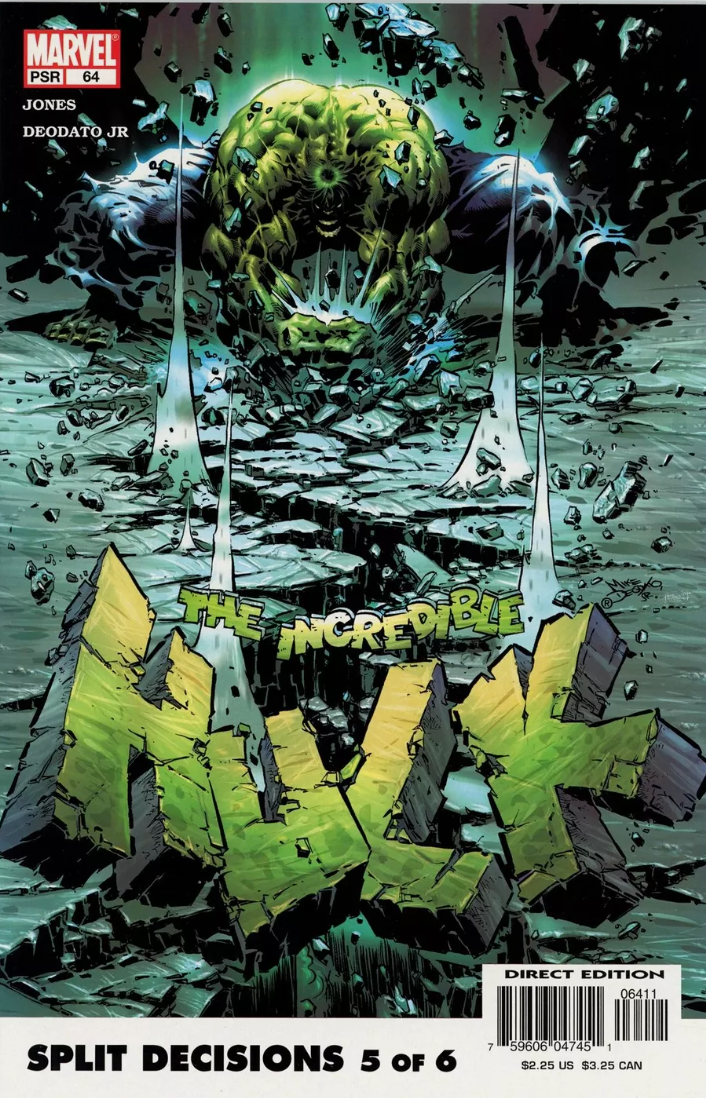 INCREDIBLE HULK #64 2003 Incredible Hulk MARVEL COMICS