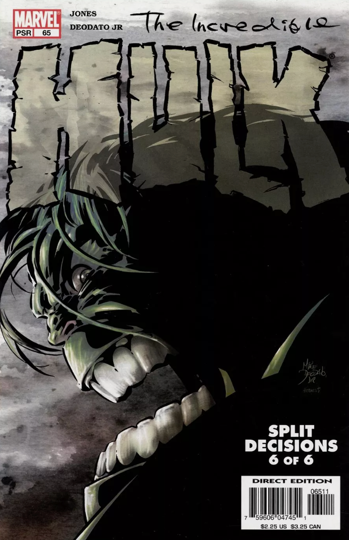 INCREDIBLE HULK #65 2003 Incredible Hulk MARVEL COMICS