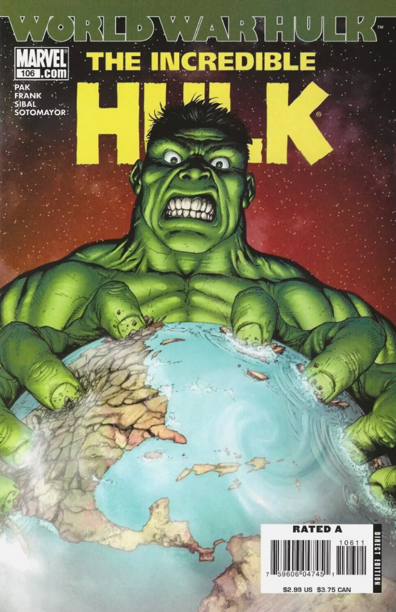 INCREDIBLE HULK #106 2007 Incredible Hulk MARVEL COMICS