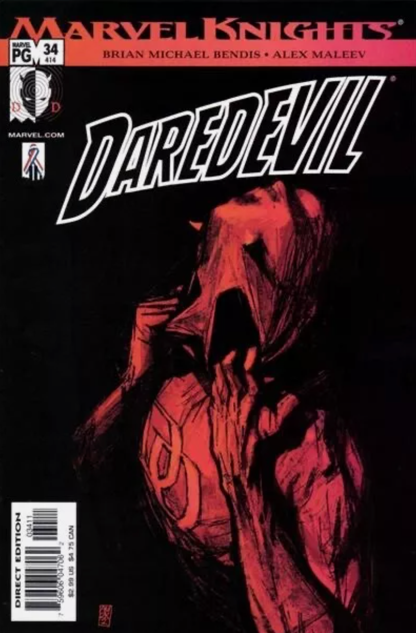 DAREDEVIL #34 2002 MALEEV COVER Daredevil MARVEL COMICS