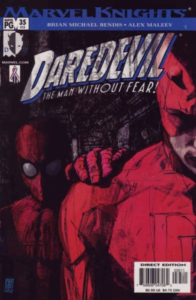 DAREDEVIL #35 2002 MALEEV COVER Daredevil MARVEL COMICS