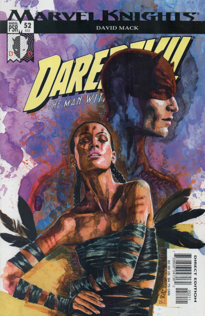DAREDEVIL #52 2003 DAVID MACK COVER Daredevil MARVEL COMICS