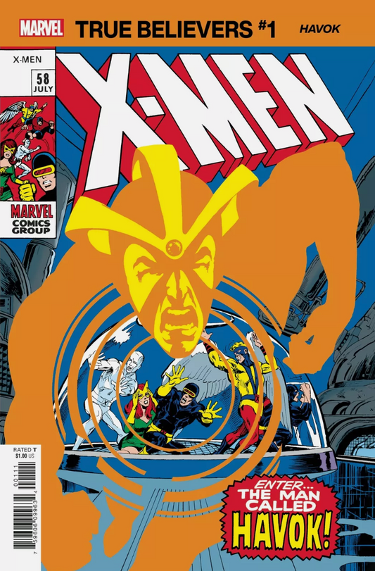 TRUE BELIEVERS X-MEN HAVOK #1 2020 True Believers MARVEL COMICS