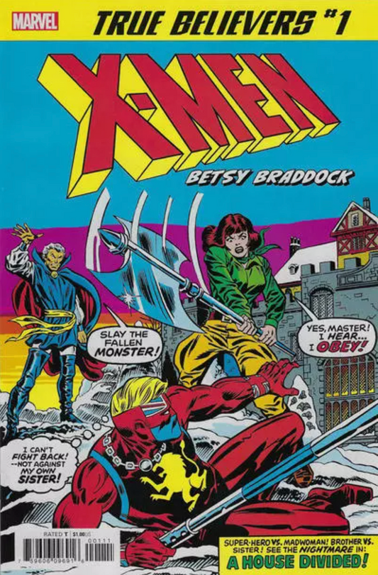 TRUE BELIEVERS X-MEN BETSY BRADDOCK #1 2019 True Believers MARVEL COMICS