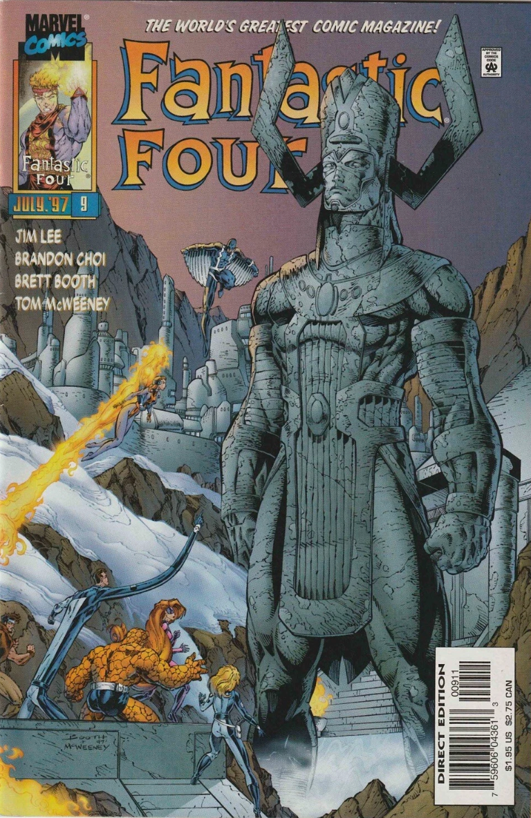 FANTASTIC FOUR #9 1997 BOOTH COVER Fantastic Four MARVEL COMICS