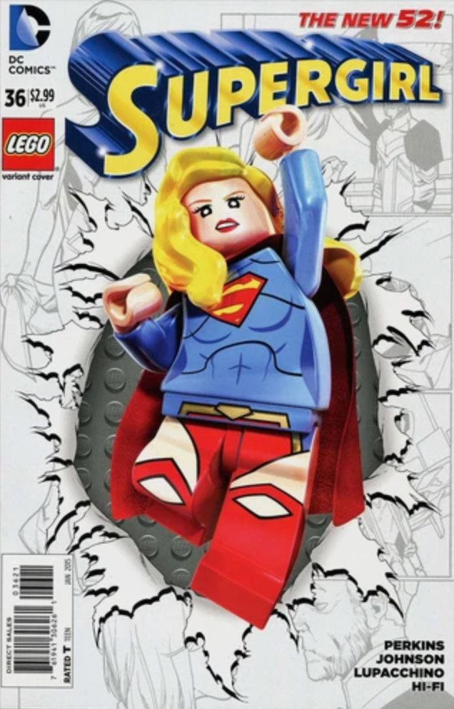 SUPERGIRL #36 LEGO VARIANT 2014 Supergirl DC COMICS