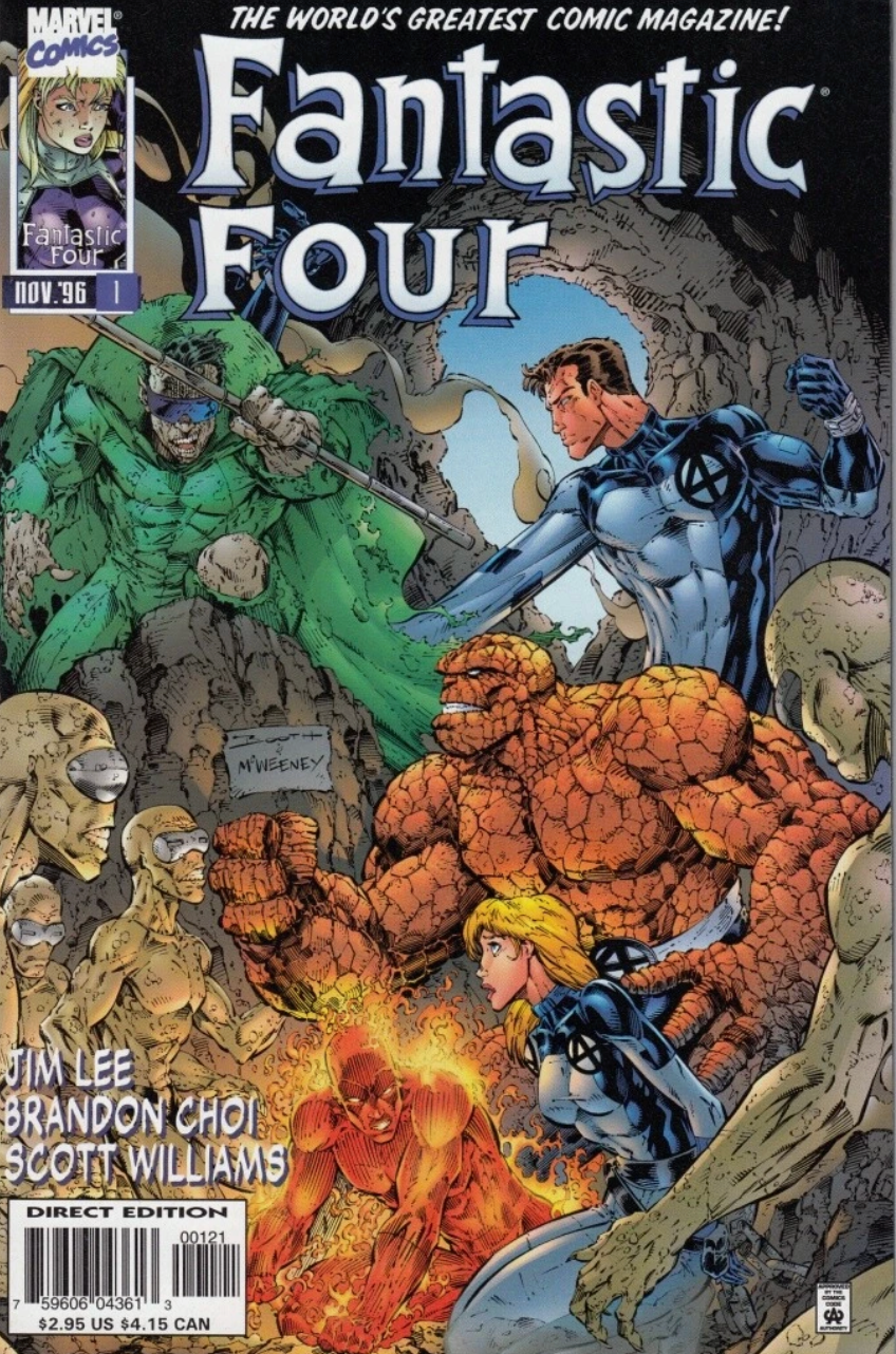 FANTASTIC FOUR #1 1996 BOOTH COVER Fantastic Four MARVEL COMICS