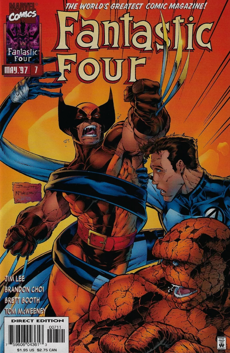 FANTASTIC FOUR #7 1997 BOOTH COVER Fantastic Four MARVEL COMICS
