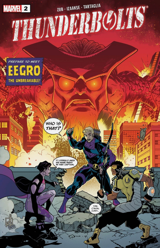 THUNDERBOLTS #2 (OF 5) (1ST APP EEGRO) 2022 Thunderbolts MARVEL PRH