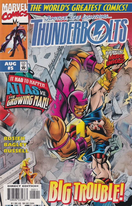 THUNDERBOLTS #5 1997 Thunderbolts MARVEL COMICS