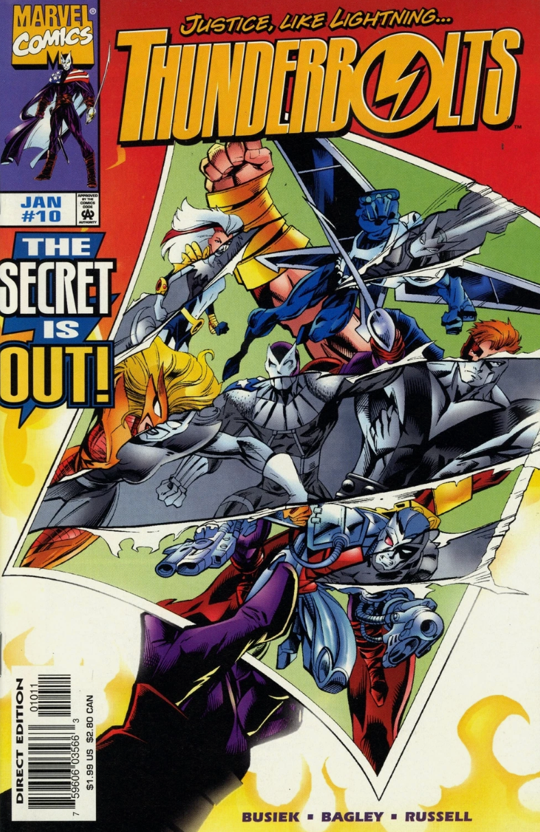 THUNDERBOLTS #10 1997 Thunderbolts MARVEL COMICS