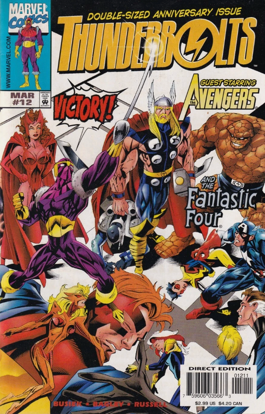 THUNDERBOLTS #12 1997 Thunderbolts MARVEL COMICS